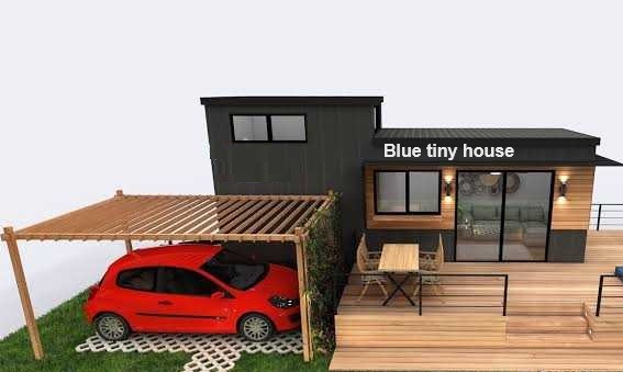 Blue tiny house (1)