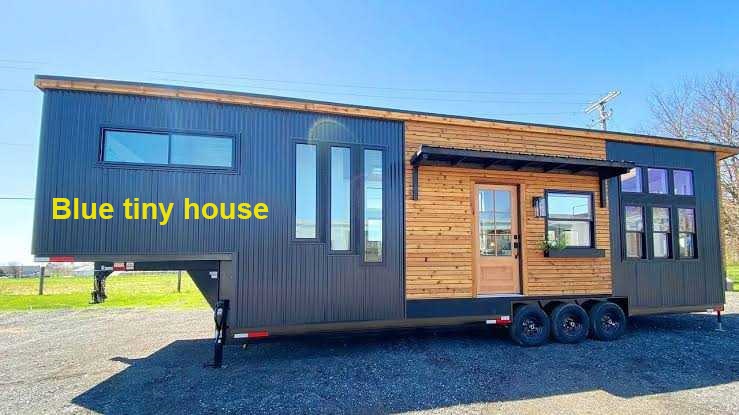 Blue tiny house 11