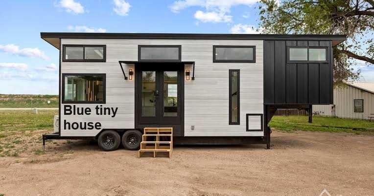 Blue tiny house 13