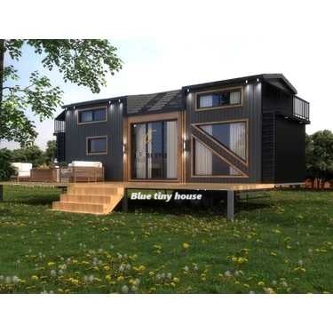 Blue tiny house 15