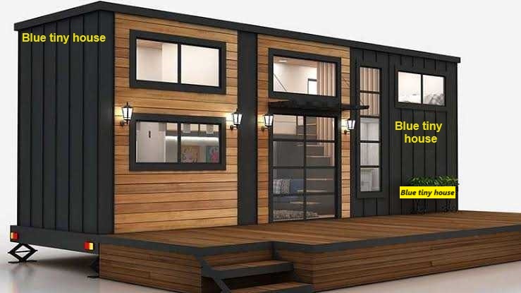 Blue tiny house (5)