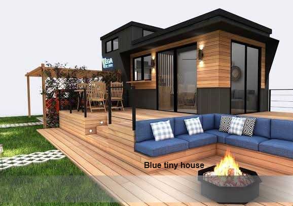 Blue tiny house (9)